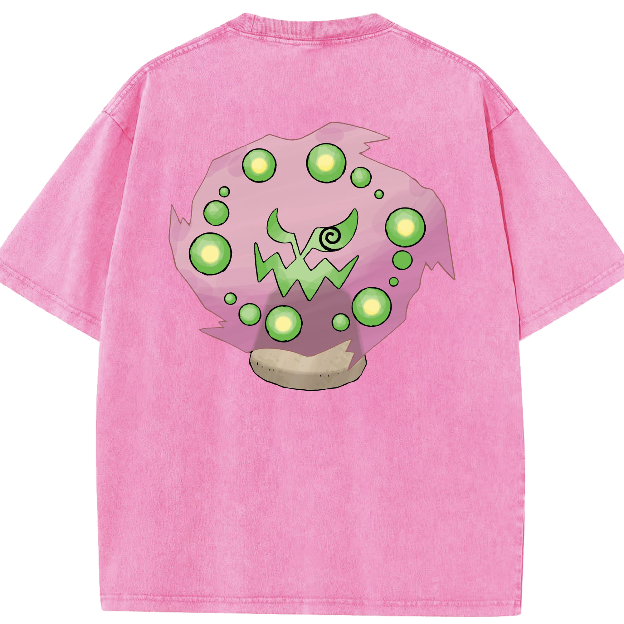 （画像用） ポケットモンスター Pokémon 綿100% ヴィンテージ風 半袖Tシャツ（背面プリント）